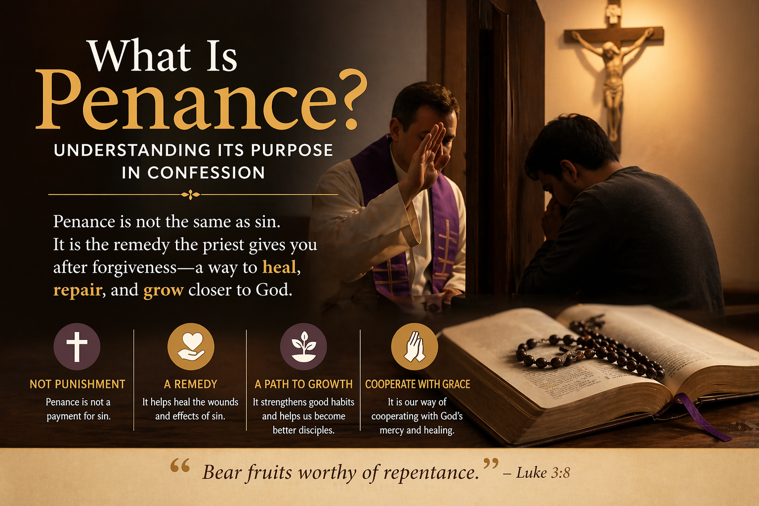 What Is Penance? Why Is It Sometimes So Small? A Catholic Understanding