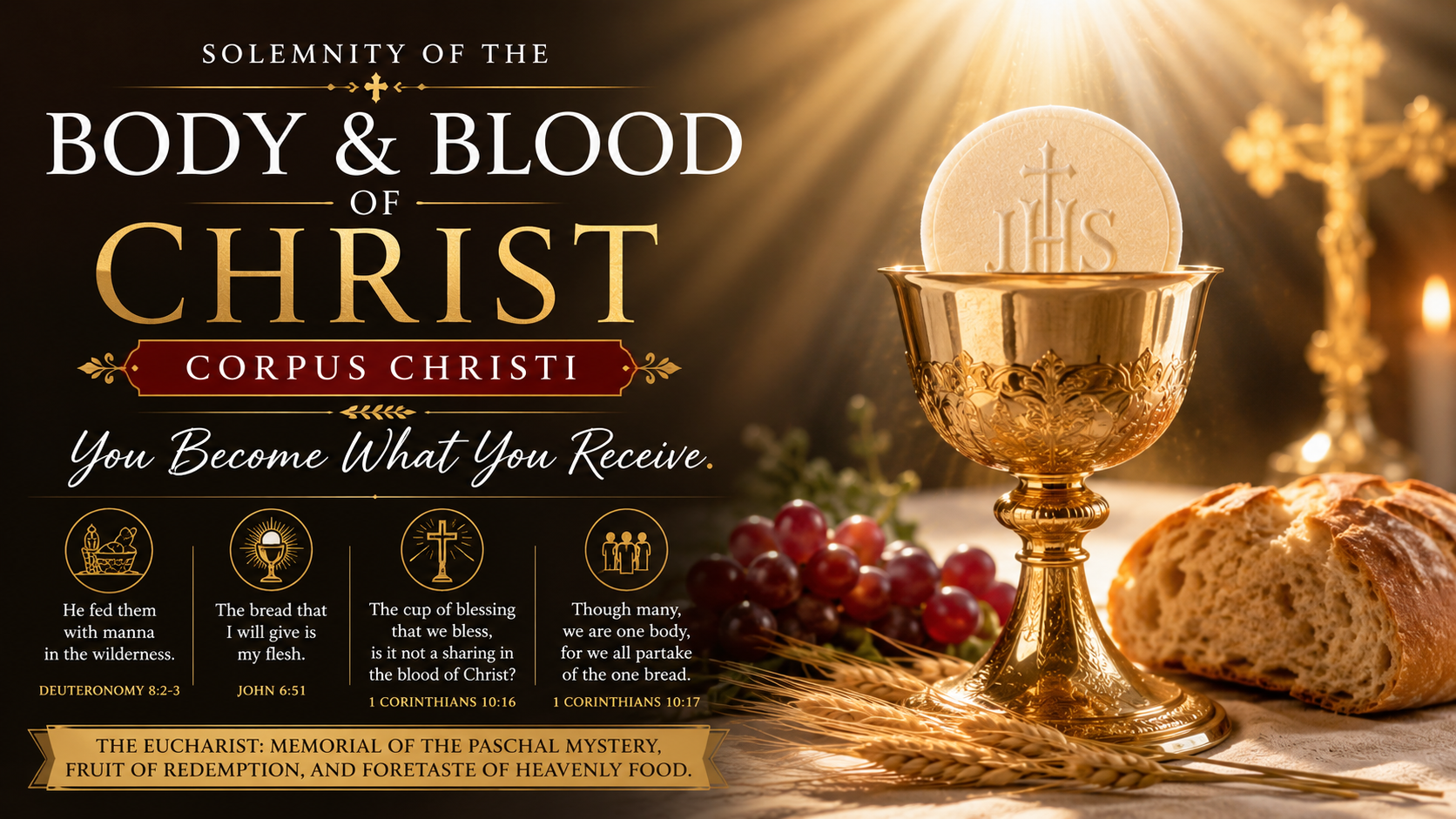 Corpus Christi Reflection – You Become What You Receive